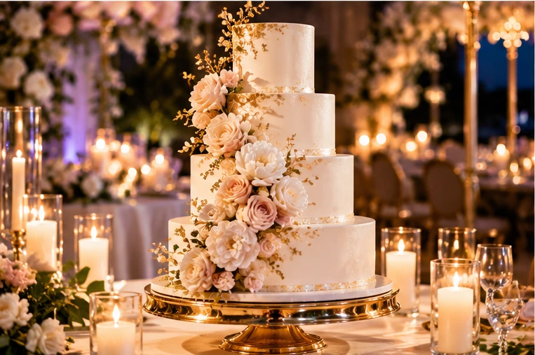 Gâteau fleuri — visuel illustratif